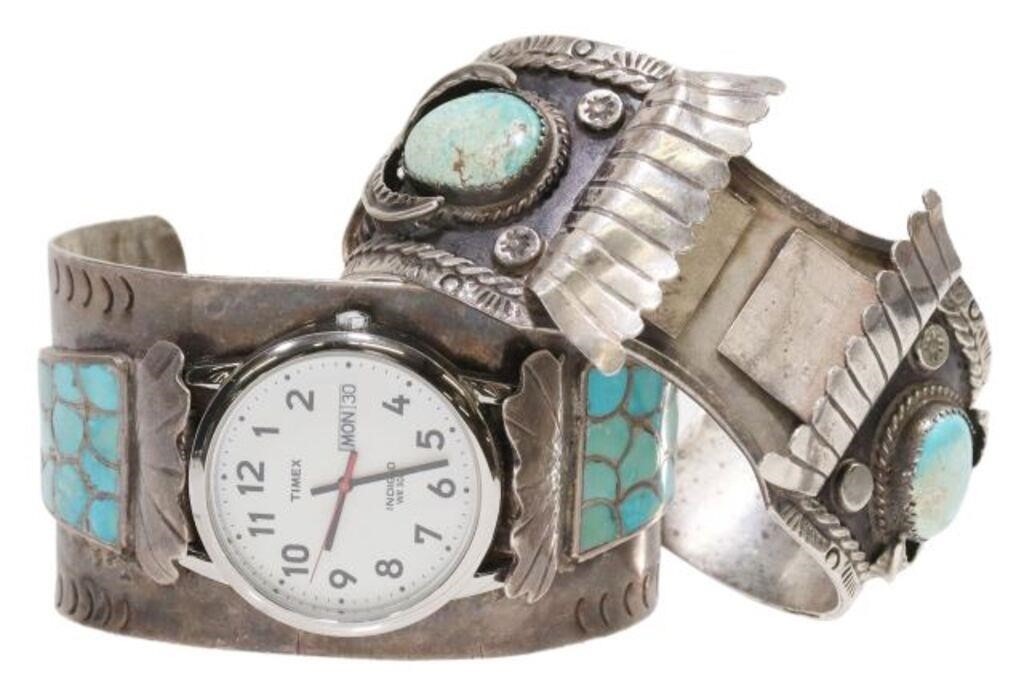 (2) NATIVE AMERICAN SILVER &