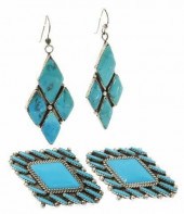 (2) NATIVE AMERICAN SILVER & T