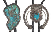(2) NATIVE AMERICAN SILVER &AM
