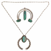 (2) NATIVE AMERICAN SILVER TUR