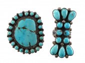 (2) NATIVE AMERICAN STERLING A