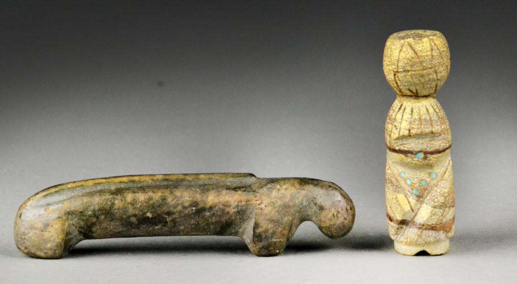 (2) Native American Stone