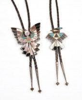 2 NATIVE AMERICAN ZUNI THUNDER