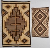 2 NAVAJO RUGS, 1 CRYSTAL1st it