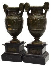 (2) NEOCLASSICAL BRONZE SOSIBI
