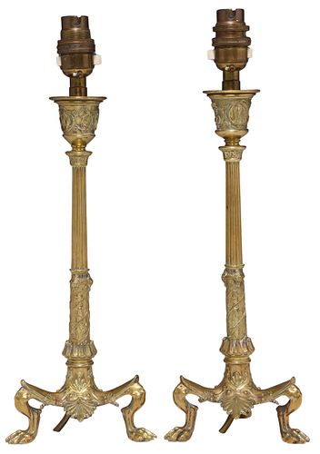(2) NEOCLASSICAL GILT METAL 1LT