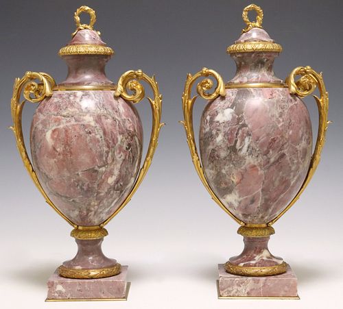 (2) NEOCLASSICAL ORMOLU-MOUNTED