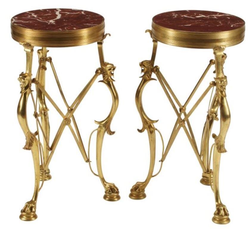 (2) NEOCLASSICAL STYLE BRONZE