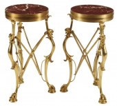 (2) NEOCLASSICAL STYLE BRONZE