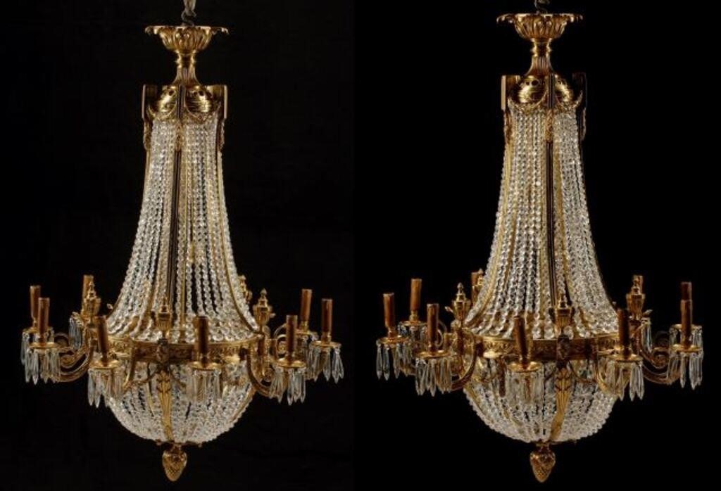 (2) NEOCLASSICAL STYLE BRONZE