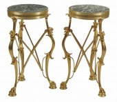 (2) NEOCLASSICAL STYLE BRONZE
