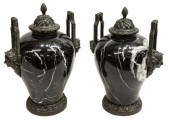 (2) NEOCLASSICAL STYLE MARBLE