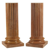 (2) NEOCLASSICAL STYLE MARBLE