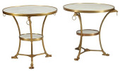 (2) NEOCLASSICAL STYLE MARBLE-