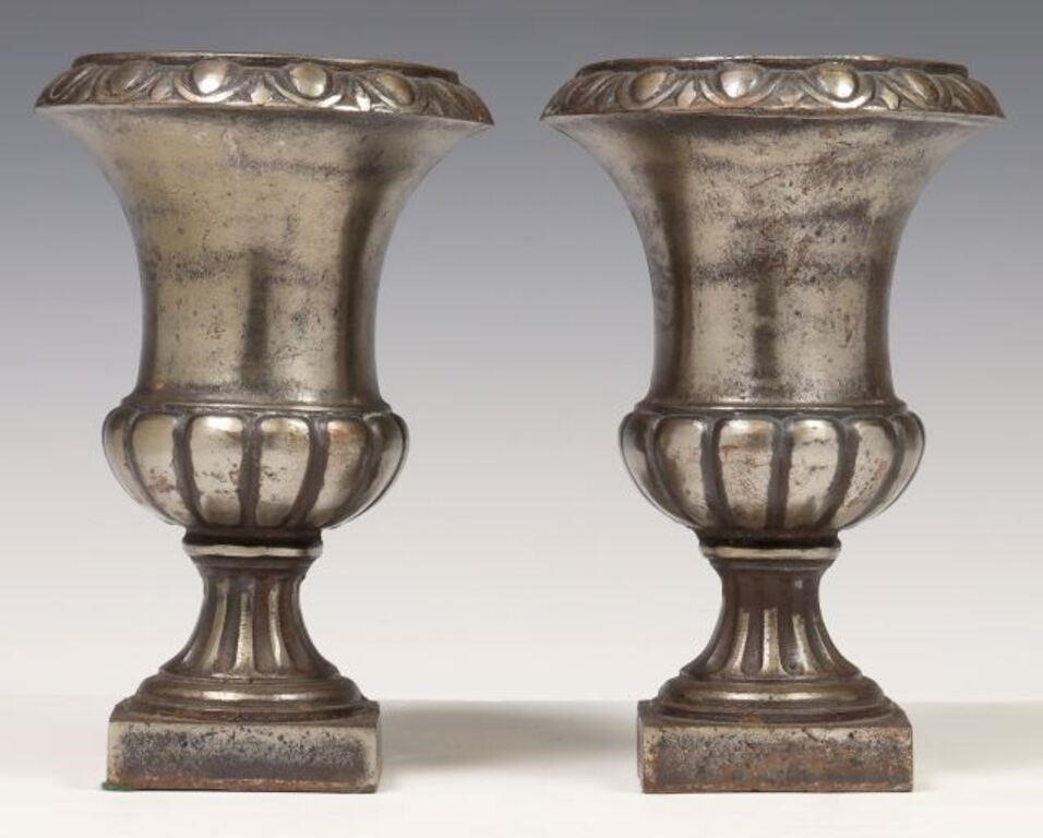 (2) NEOCLASSICAL STYLE METAL-PLATED