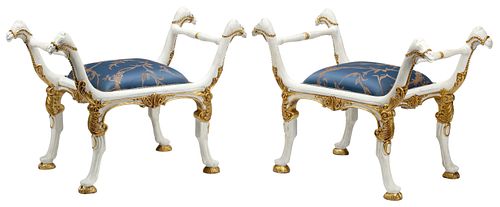 (2) NEOCLASSICAL STYLE PAINTED