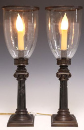 (2) NEOCLASSICAL STYLE PATINAT
