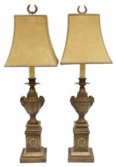 (2) NEOCLASSICAL STYLE URN-FOR