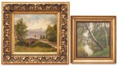 2 O/C LANDSCAPE PAINTINGS WITH