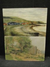 2 Oil Paintings of Seascapes.