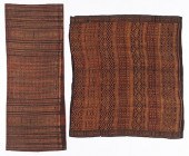 2 OLD CEREMONIAL SARONGS, FLOR