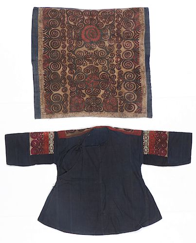 2 OLD CHINESE MINORITY TEXTILES,