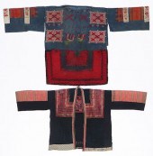 2 OLD SILK EMBROIDERED JACKETS