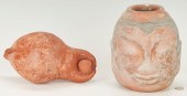 2 OLEN BRYANT SCULPTURES, FACE