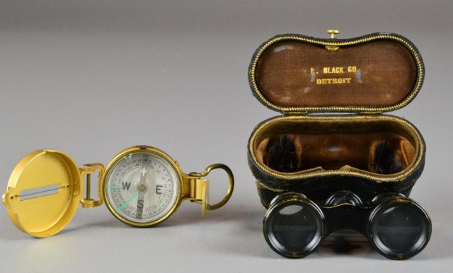 (2) Opera Glasses & CompassTo