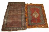 (2) ORIENTAL RUGS - 3'-9" X 5'