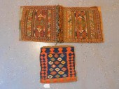 (2) ORIENTAL SADDLE BAGS. EARL