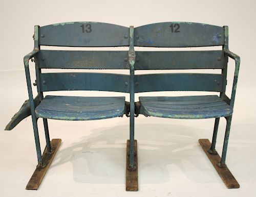 2 ORIGINAL YANKEE STADIUM SEATS,