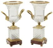 (2) ORMOLU &AMP; CUT-GLASS CAM