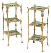 (2) ORMOLU-MOUNTED PORCELAIN E