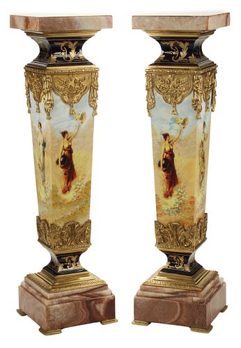 (2) ORMOLU-MOUNTED SEVRES-STYLE