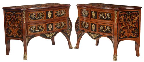 (2) ORNATE REGENCE STYLE