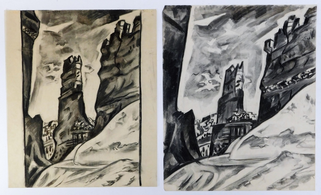 2 OTTO PLAUG ARCHITECTURAL CHARCOAL