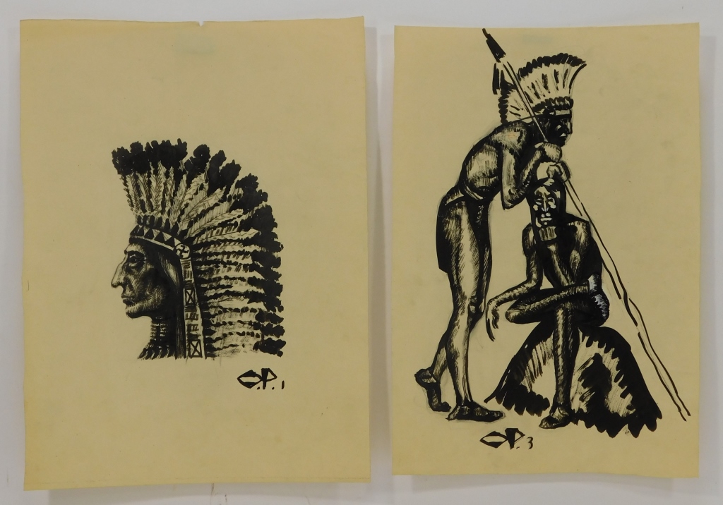 2 OTTO PLAUG JR. NATIVE AMERICAN