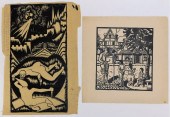 2 OTTO PLAUG SURREALIST WOOD B