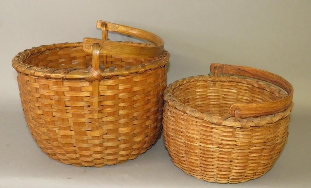2 PA OAK SPLINT ROUND SWING HANDLED