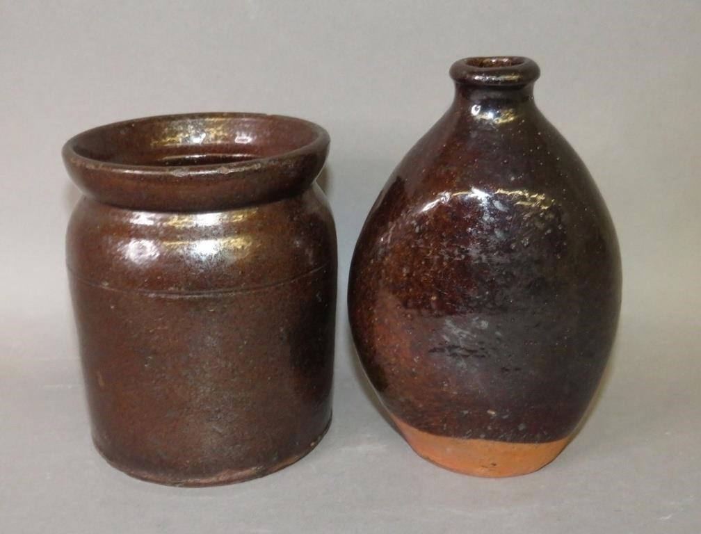 2 PA REDWARE ITEMSca. 1865;