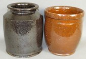 2 PA REDWARE JARSca. 1880; sli