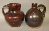 2 PA REDWARE VESSELSca. 1850;