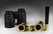 (2) Pair Binoculars & Opera Gl