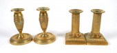 (2) PAIR BRASS NEOCLASSICAL CA