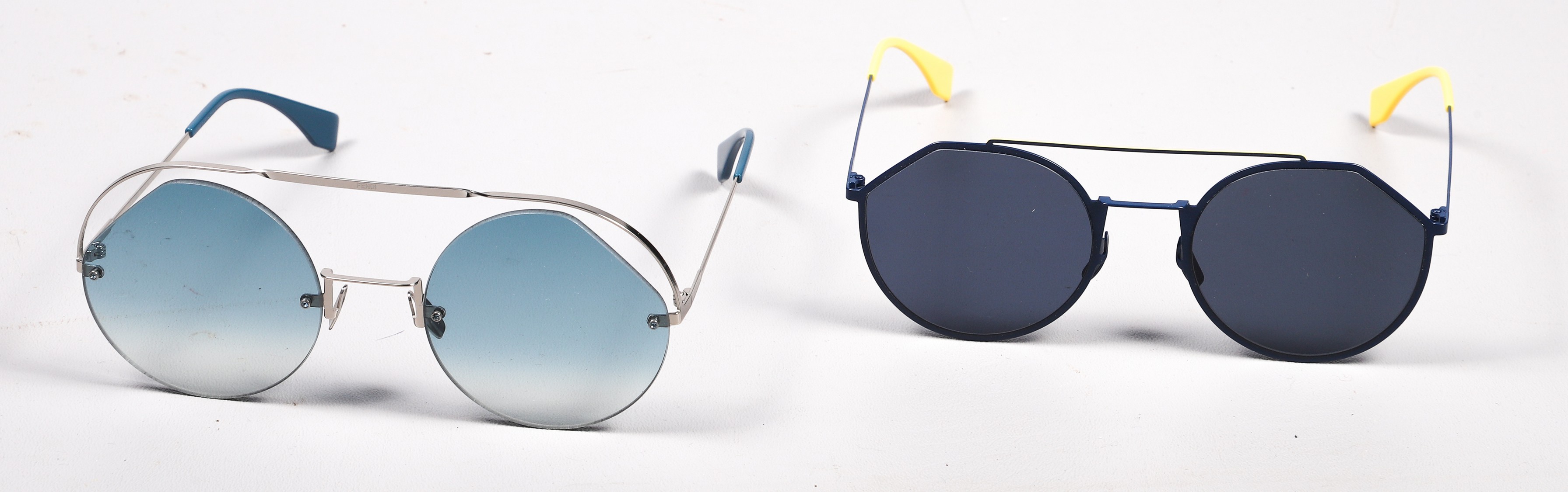 (2) Pair Fendi sunglasses to