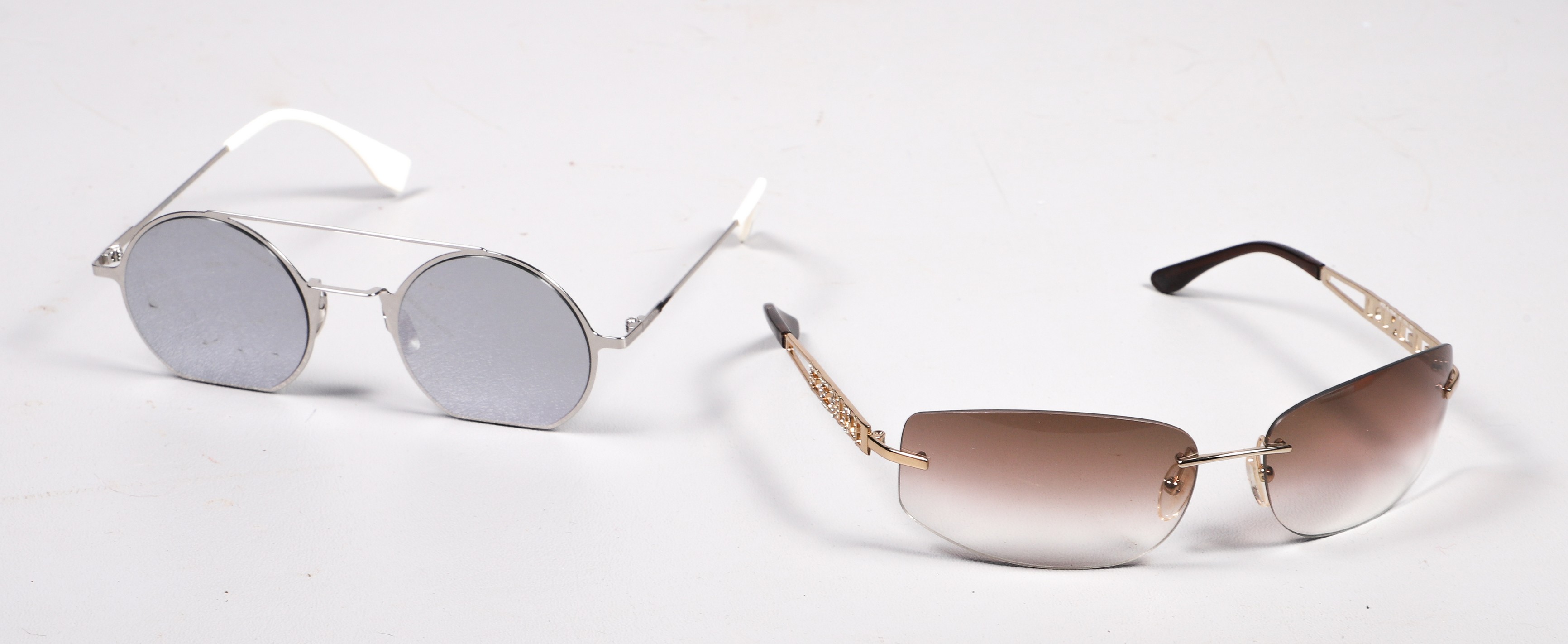 (2) Pair Fendi sunglasses to