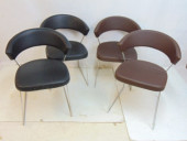 2 PAIR ITALIAN CHAIRS BY CALLI