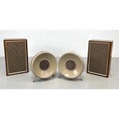 2 Pair Modernist Stereo Speake