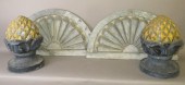 2 PAIR OF ARCHITECTURAL ACCENT